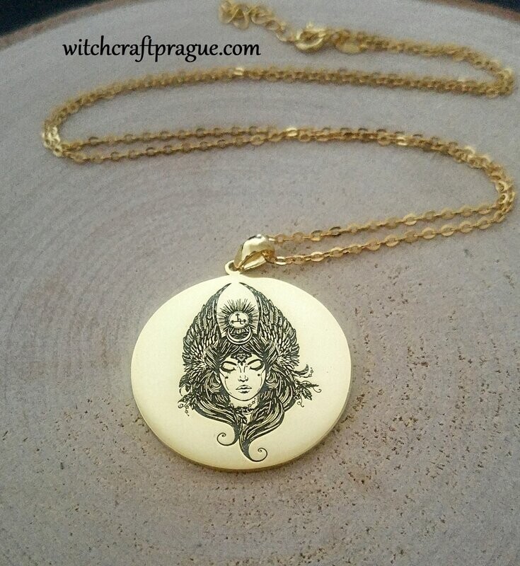 Lilith image necklace