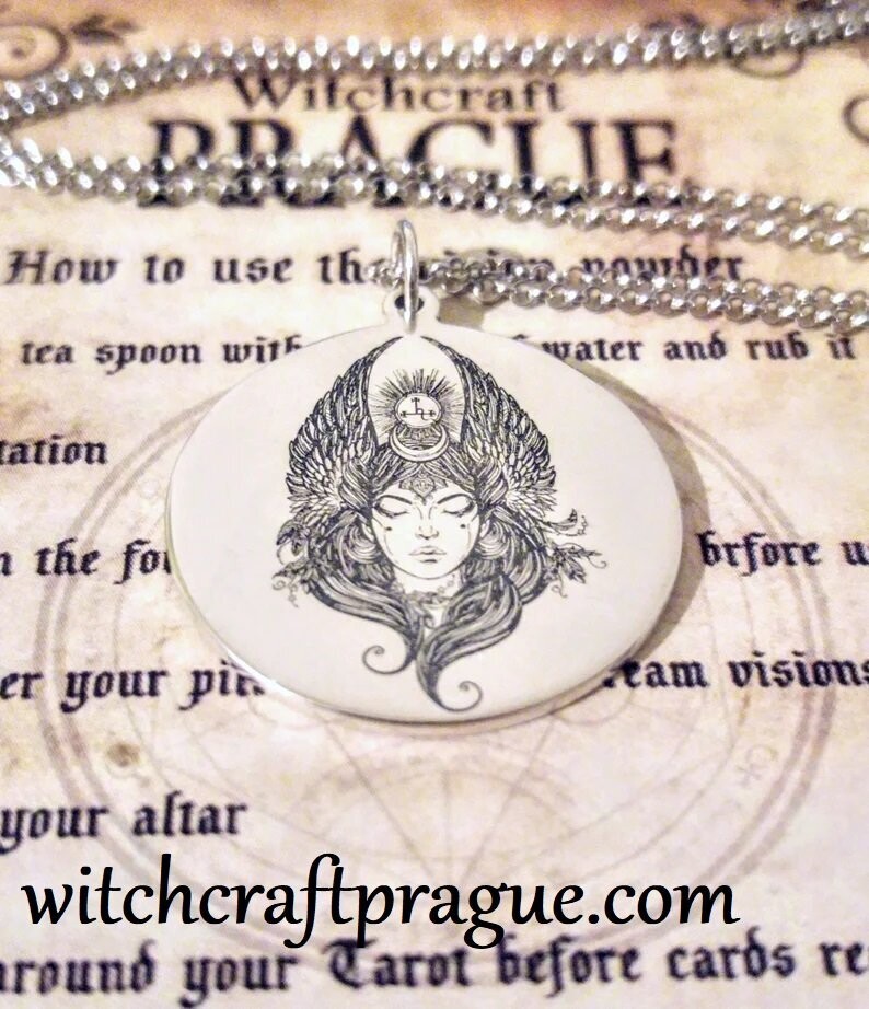 Lilith image necklace