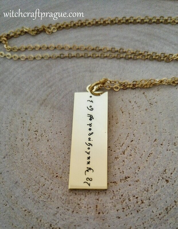 Witchcraft protection and fear necklace amulet