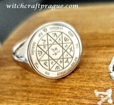 Seventh Pentacle of mars ring seal of Solomon