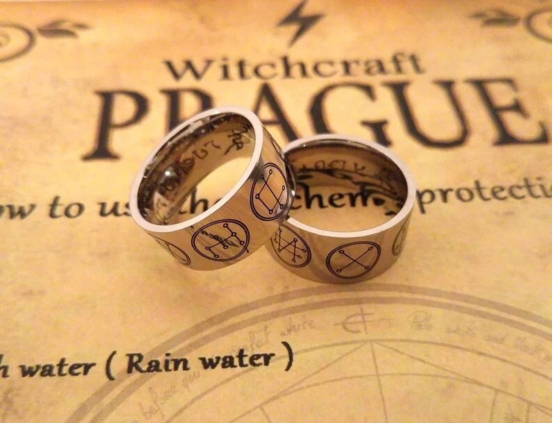 Witchcraft Archangels blessing  and protection ring