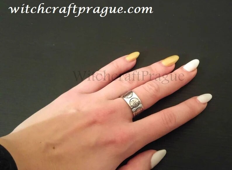 Witchcraft Archangels blessing and protection ring