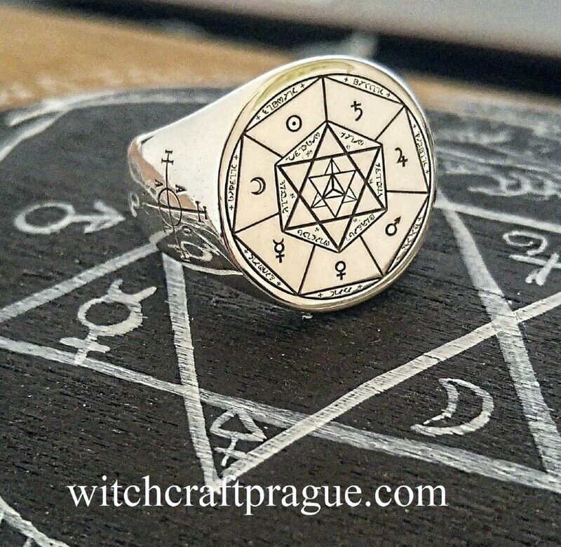 Witchcraft archangels seal ring  talisman