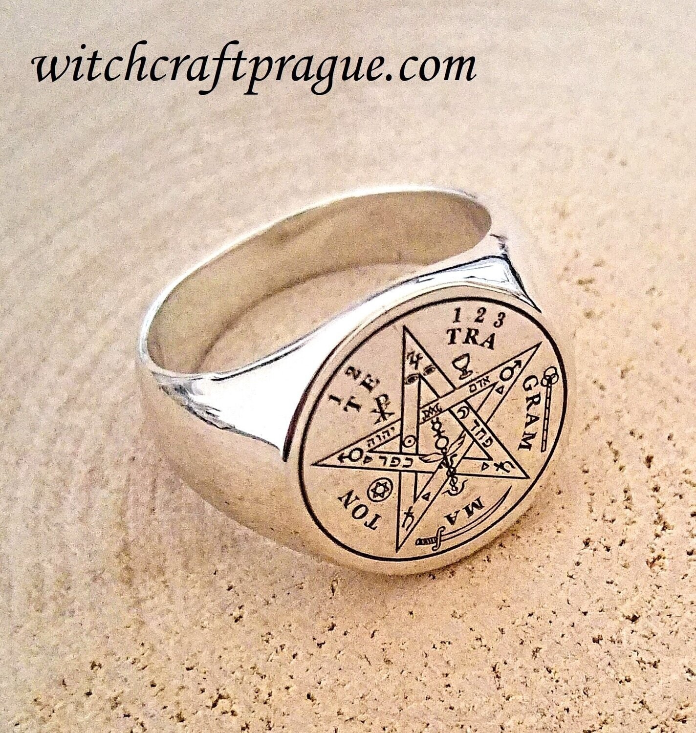 Alchemy Protection ring witchcraft amulet