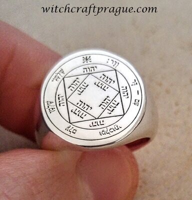 witchcraft Third Pentacle of the Sun ring seal of Solomon amulet
