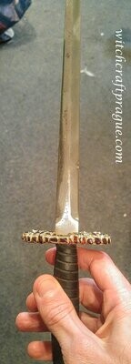 Witchcraft ceremonial healing dagger with Amethyst gemstones atheme