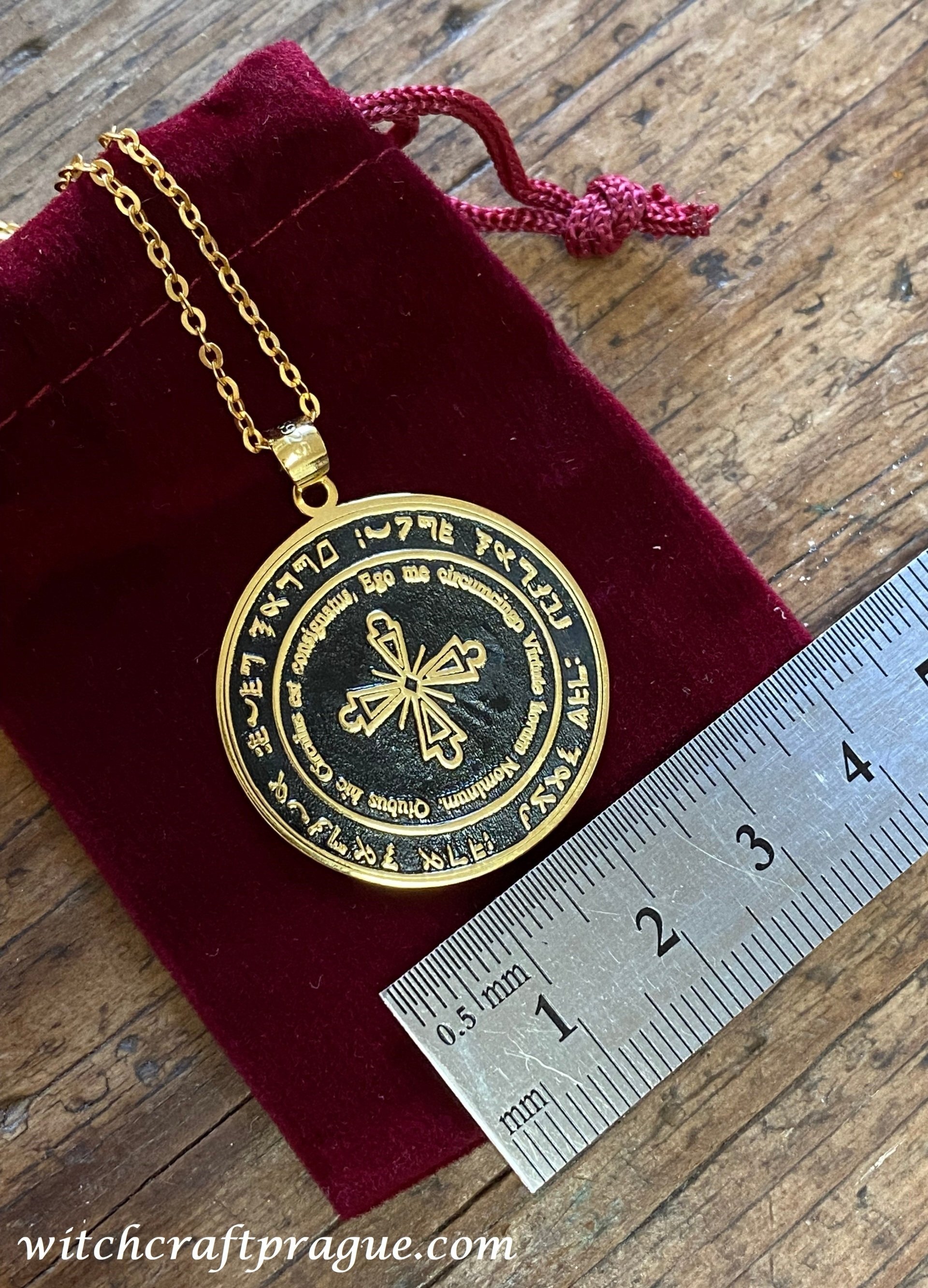 Custom Alchemy seal necklace amulet witchcraft talisman