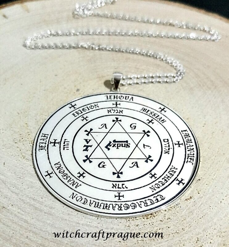 Grand pentacle of Solomon talisman,lesser key