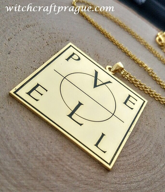John Dee PELE necklace Enochian talisman