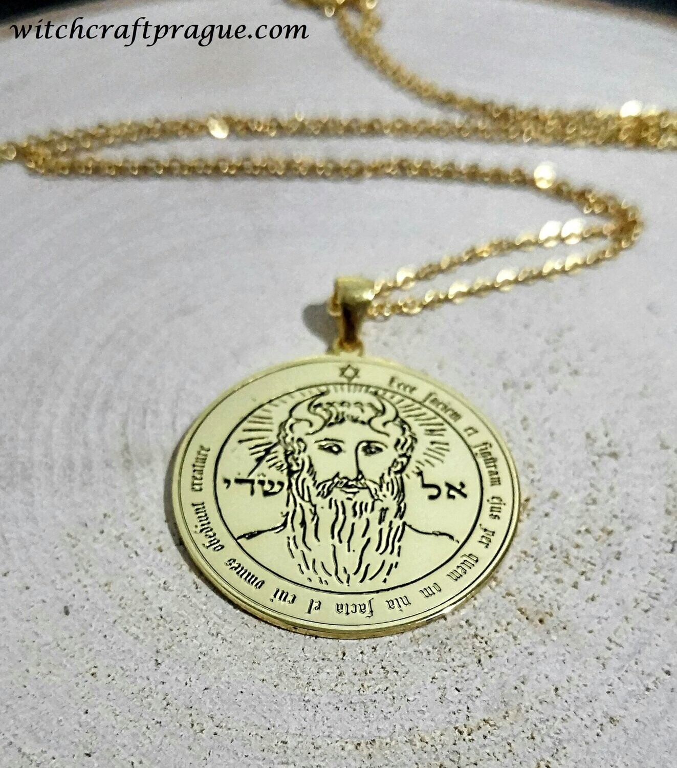 First Pentacle of the sun key of Solomon necklace