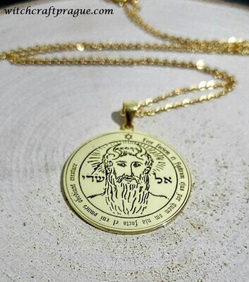First Pentacle of the sun key of Solomon necklace