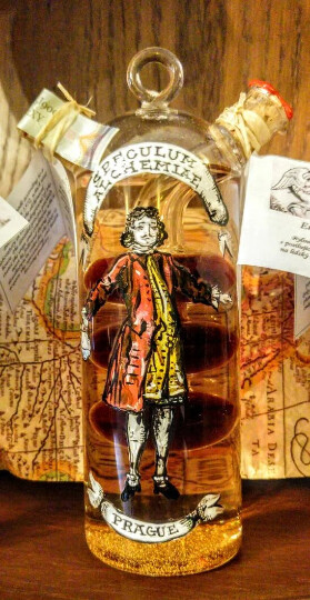 Alchemy ancient love potion witchcraft elixir bottle medieval magic