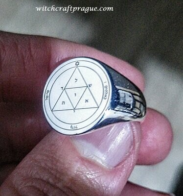 Third Pentacle of Mars ring key of Solomon witchcraft amulet