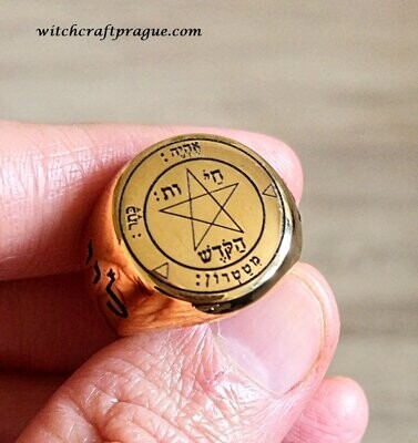 True seal of archangel Raziel ring