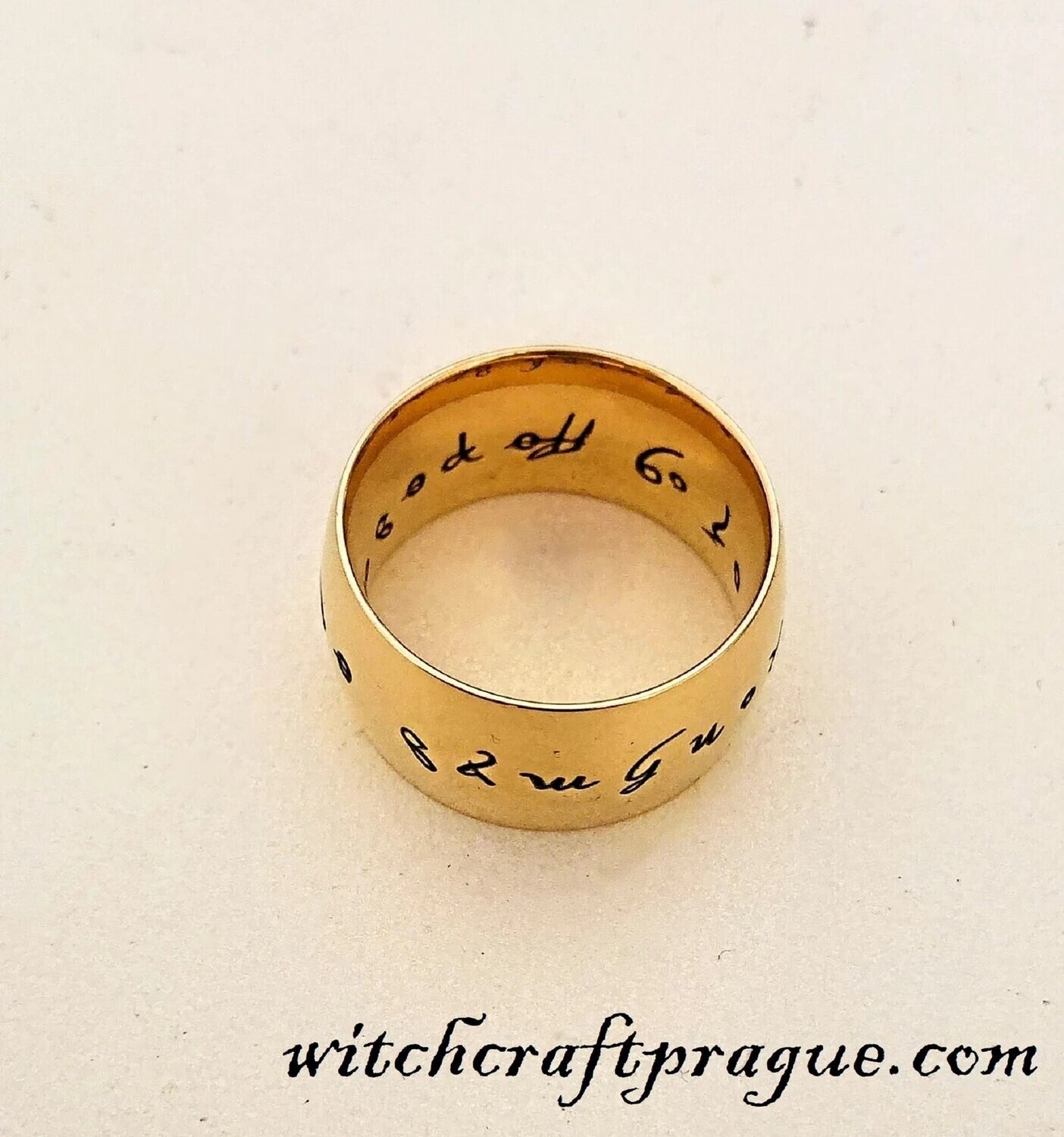 Witchcraft custom seal ring amulet