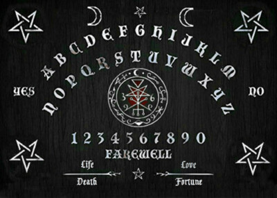 Lilith canvas Ouija board witchcraft invoking demon