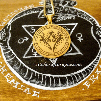 Witchcraft sigil magic necklace amulet Wicca talisman