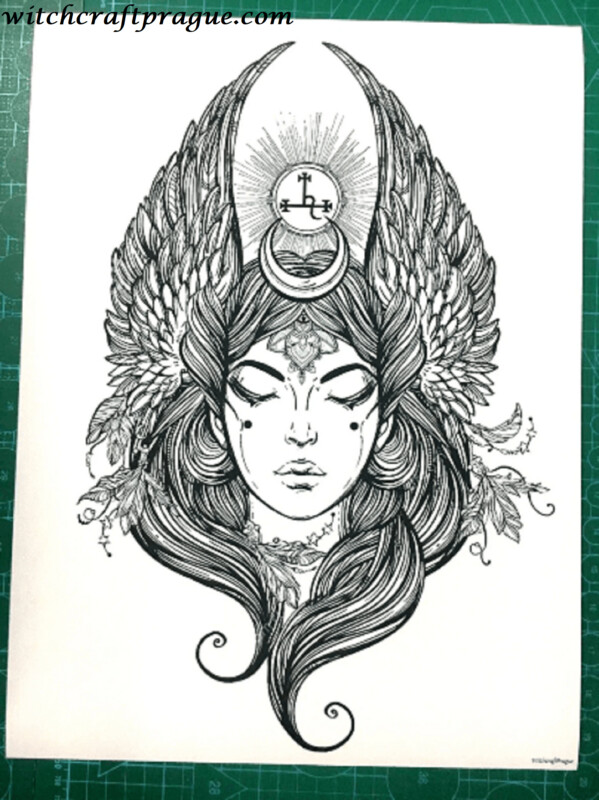 Lilith poster with her demon sigil