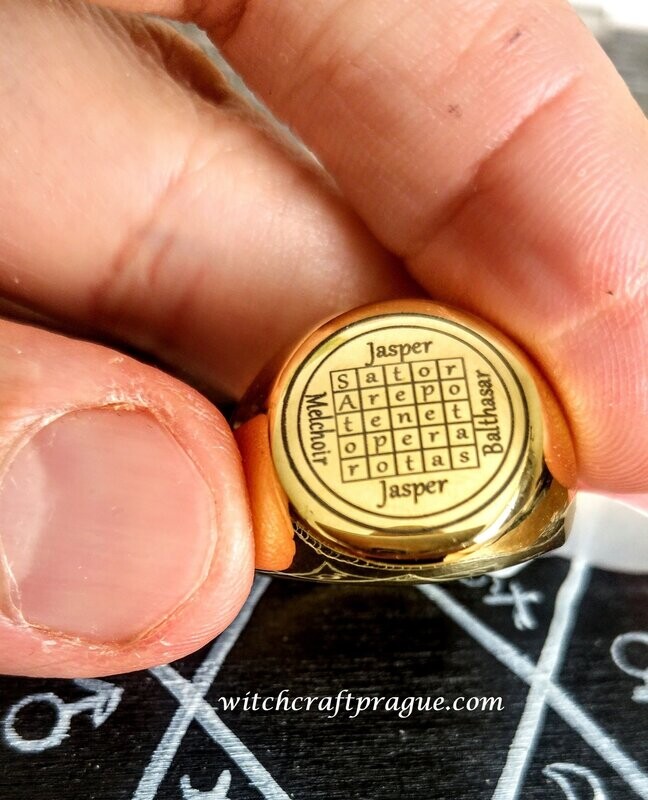 Witchcraft amulet for protection ring