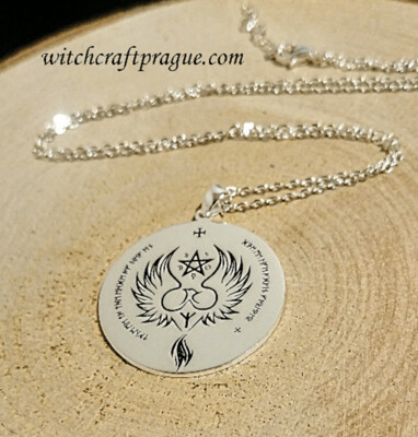 Druid resurrection necklace rune witchcraft amulet Celtic talisman
