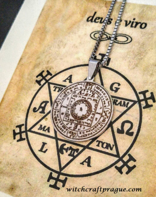 Witchcraft spirit Azielis sigil necklace amulet