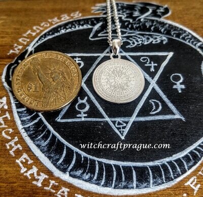 Voynich Manuscript planetary necklace talisman