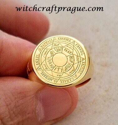 Custom Archangels amulet ring