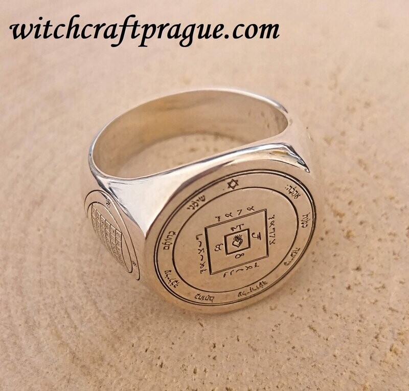 Amulet for love and attraction seal of Solomon ring