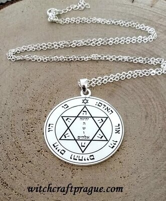 Second Pentacle of Mars seal of Solomon necklace