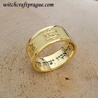 Witchcraft archangel Raziel Amulet for success,seal ring,alchemy talisman