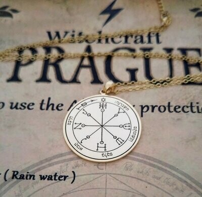 Sixth pentacle of mars protection amulet