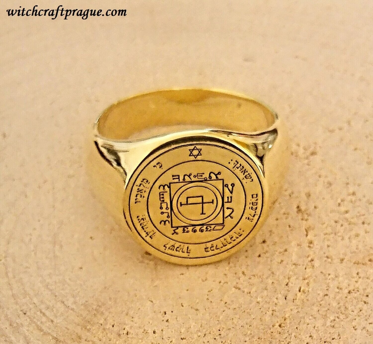 Fifth Pentacles of the sun ring seal of Solomon