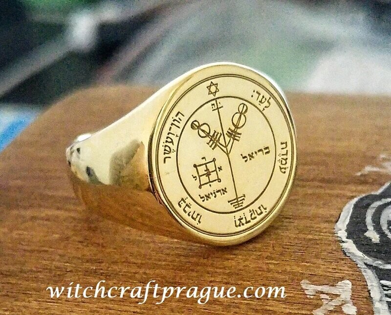 Fourth Pentacle of Jupiter ring seal of Solomon