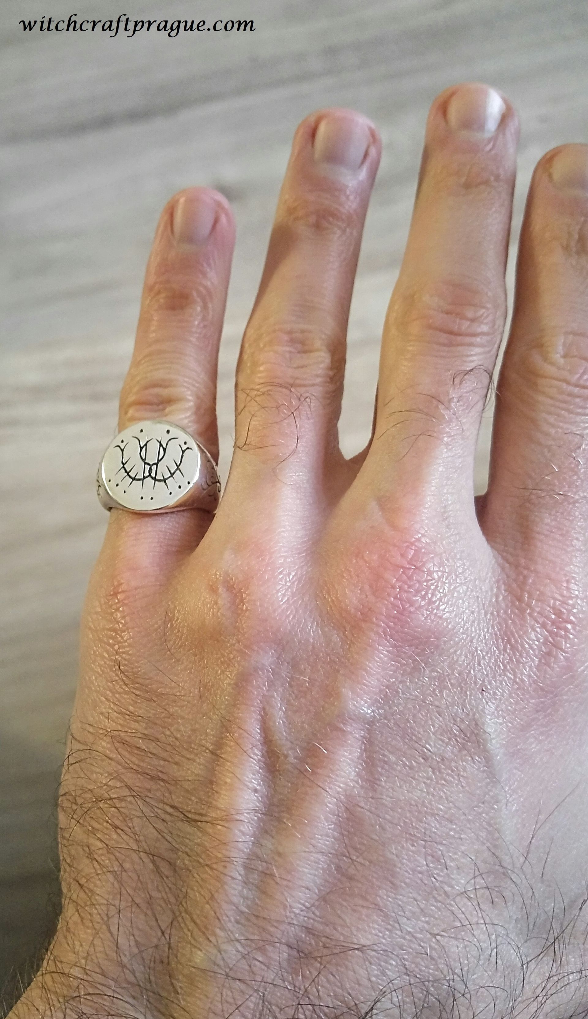Custom witchcraft magic ring amulet talisman