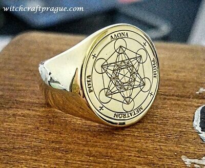 Archangel Metatron sigil ring witchcraft amulet alchemy talisman