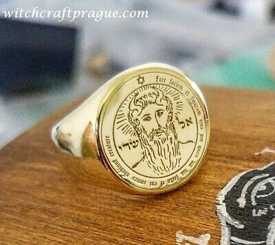First Pentacle of the sun seal of Solomon ring