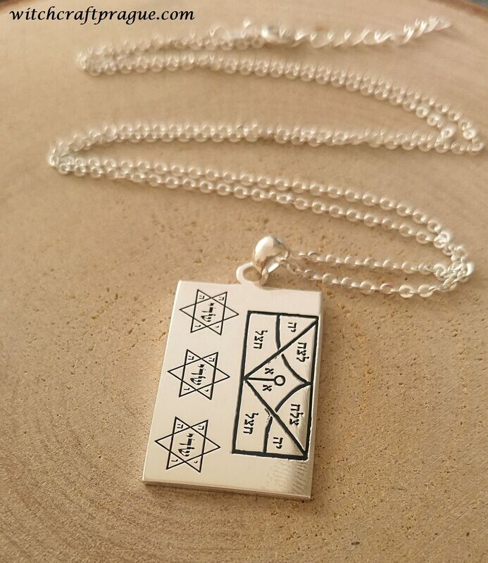 Angel Raziel success amulet necklace