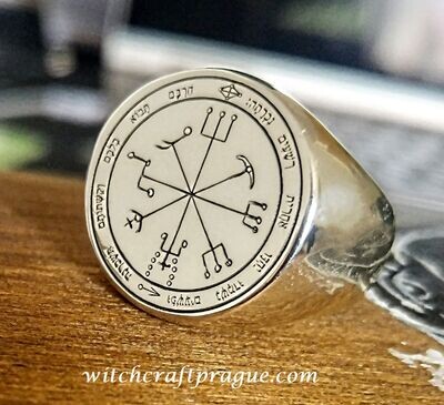 Amulet for protection, seal of Solomon ring,