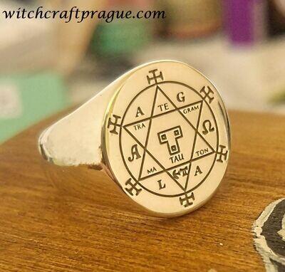 Hexagram of Solomon goetia ring witchcraft amulet