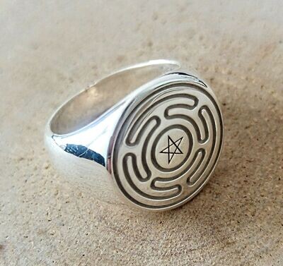 Witchcraft Hecate seal ring amulet Wicca talisman