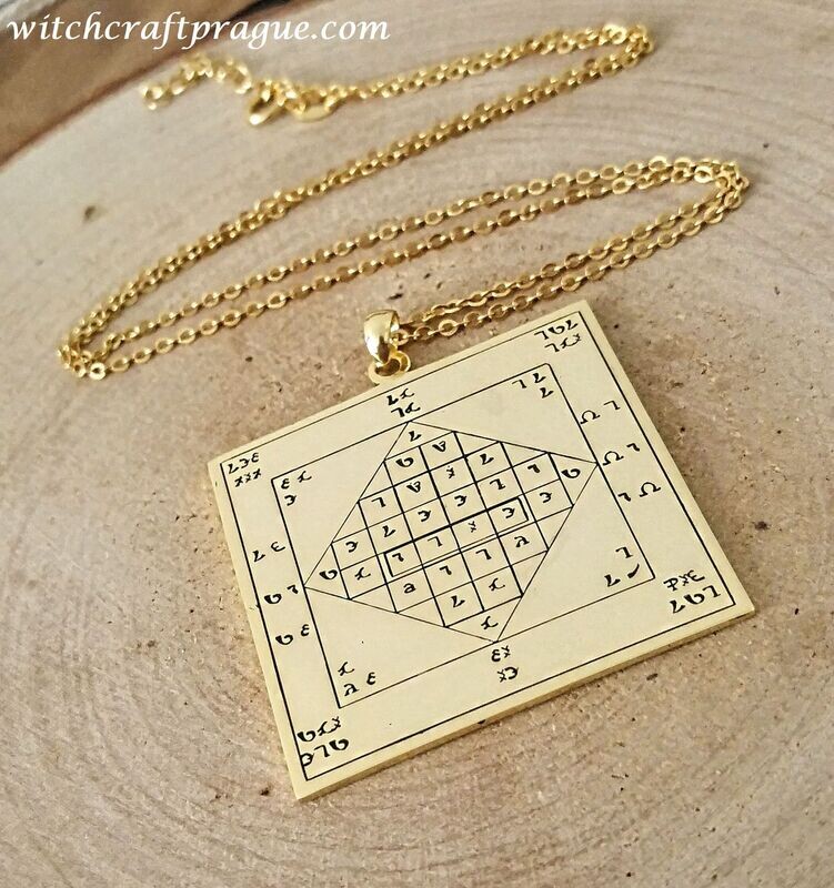 The Enochian lamen of John Dee necklace