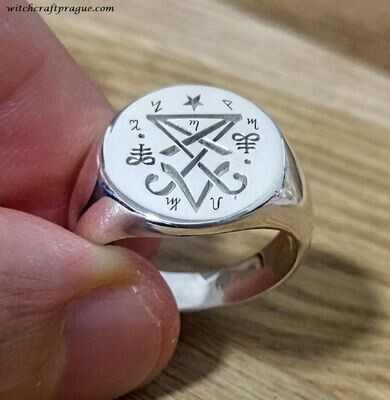 Lucifer Sigil ring amule