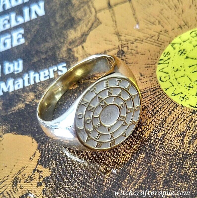 Goetia magick ring of Solomon, protection amulet, Materials: 925 Silver