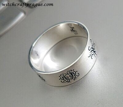 Witchcraft custom seal ring amulet