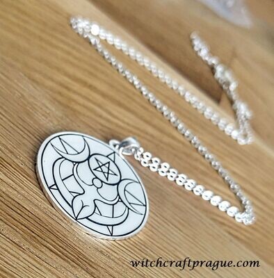 Hecate seal necklace witchcraft amulet Wicca talisman