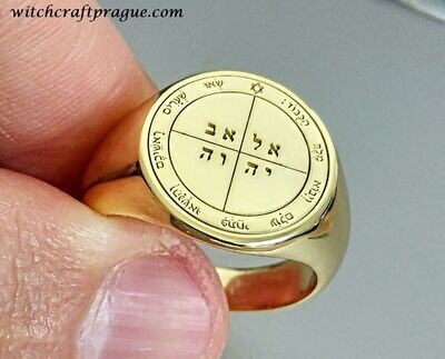 Fifth Pentacle of Mercury ring seal of Solomon