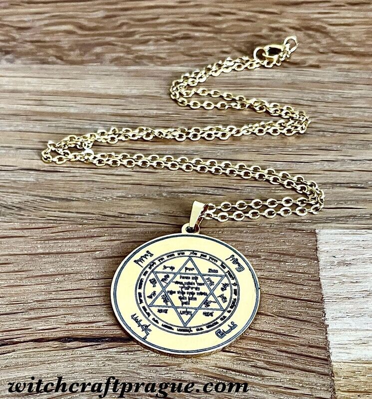 Witchcraft archangels amulet seal necklace for protection