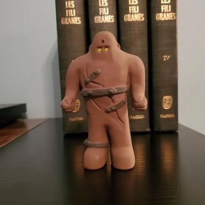 The Golem of Prague totem amulet