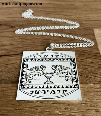 Witchcraft element magic amulet, angel talisman