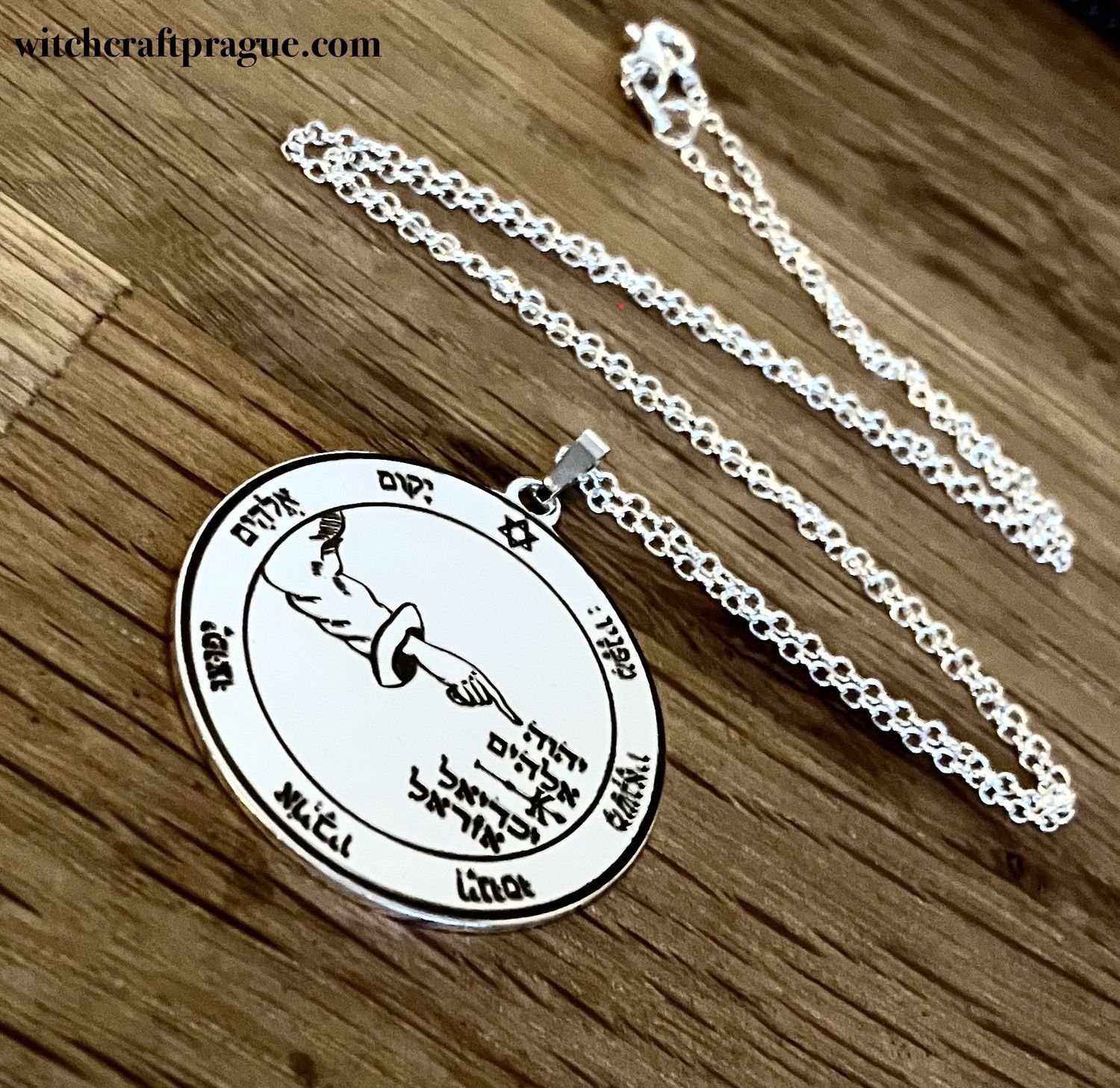 Key of Solomon Fifth pentacle of the moon necklace